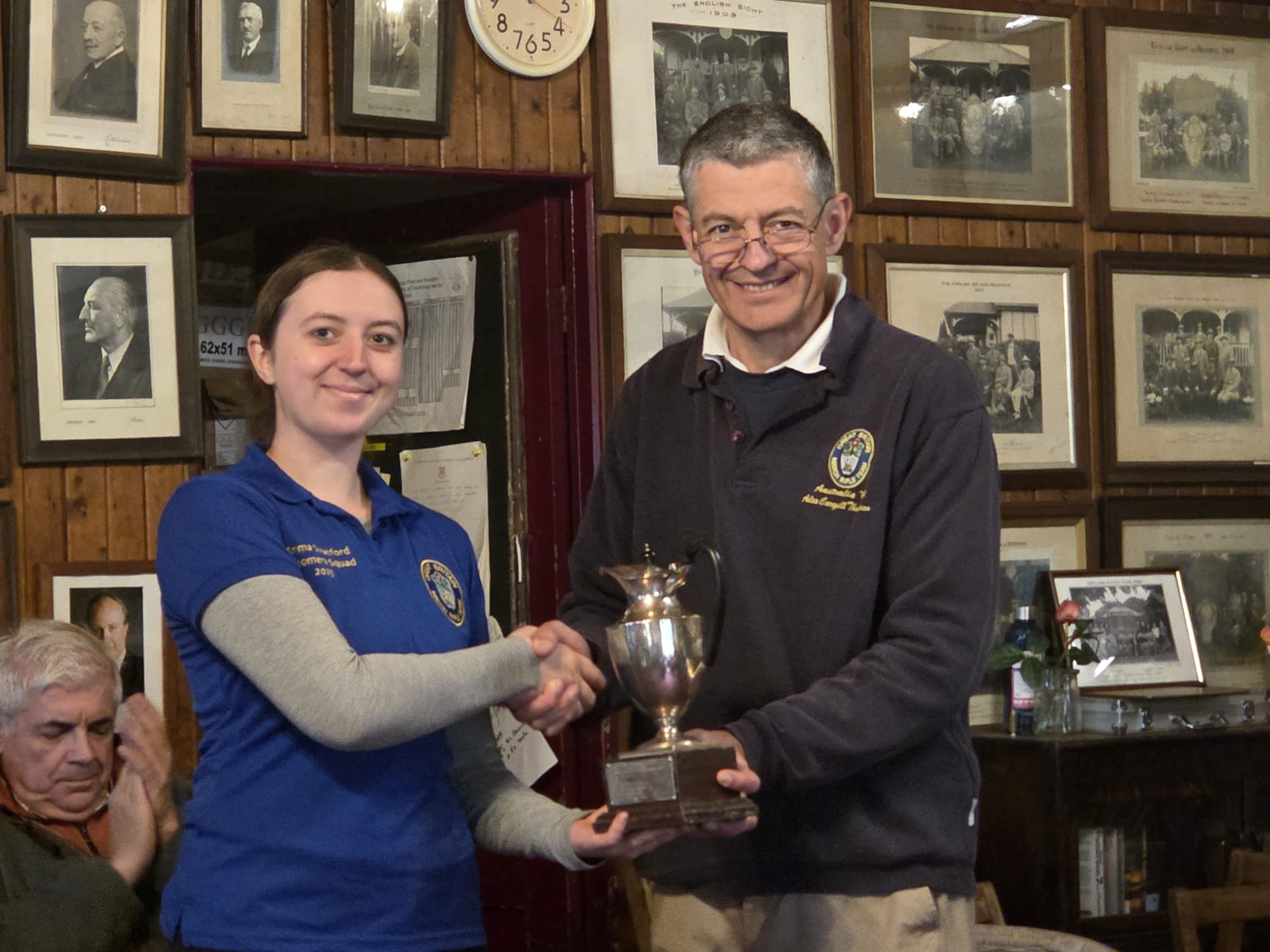 Emma Stratford wins the Ladies' Trophy